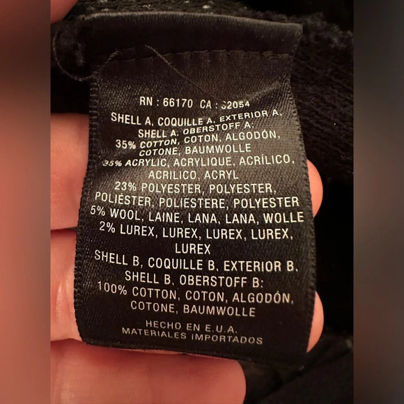 ANTHROPOLOGIE Cartonnier RARE! L Black Gray Tweed Snap Wool Blend Jacket RAW HEM - Picture 11 of 14